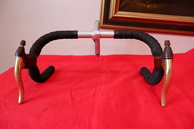 Guidon Vélo Fixie Course Goutte Up Bull - Poli Brillant - Marque Extra+ Bikes, Neuf