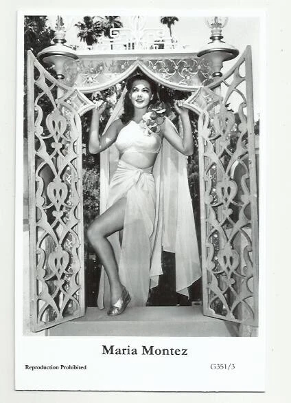 (Bx22) Maria Montez Photo Card (G351/3) Filmstar  Pin Up Movie Glamor Girl