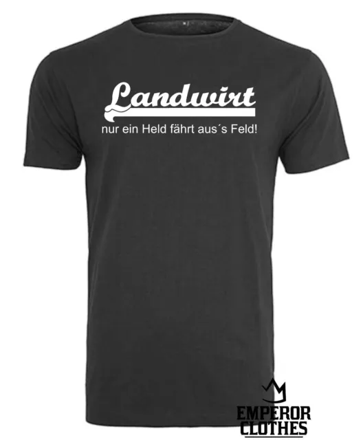 Landwirt nur ein Held fährt auf’s Feld Bauer Traktor Bulldog T-Shirt Shirt S-5XL