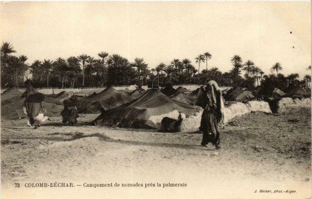 CPA AK Geiser 73 COLOMB-BÉCHAR Nomadic Camp ALGERIA (757381)
