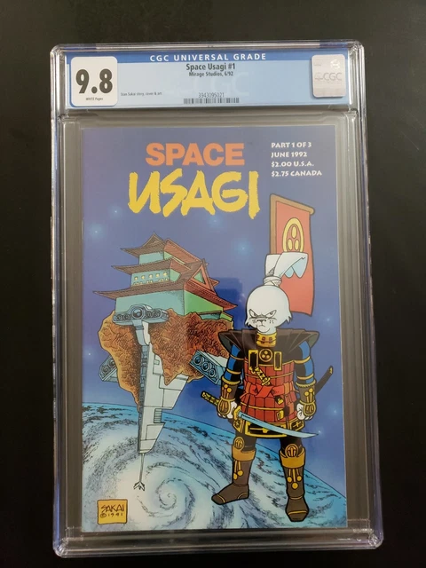 SPACE USAGI (1992) #1 CGC 9.8 White Pages MIRAGE STUDIOS YOJIMBO STAN SAKAI HTF