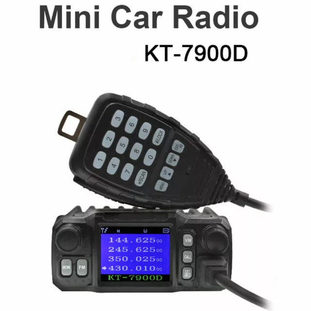 Mini ricetrasmettitore prosciutto auto radio mobile 25 W walkie talkie quad band VHF UHF