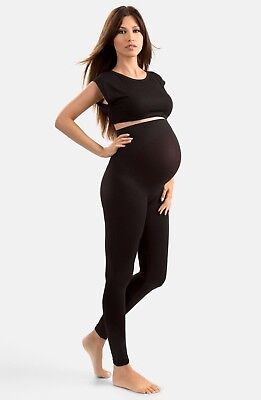 Ladies Women's Maternity Over The Bump Cotton Pregnancy Leggings Plus Size 8-20