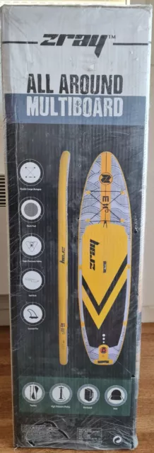 ZRAY EVASION DELUXE 11.0 Sup Board Stand Up Paddle Surfboard gonflable yellow 2