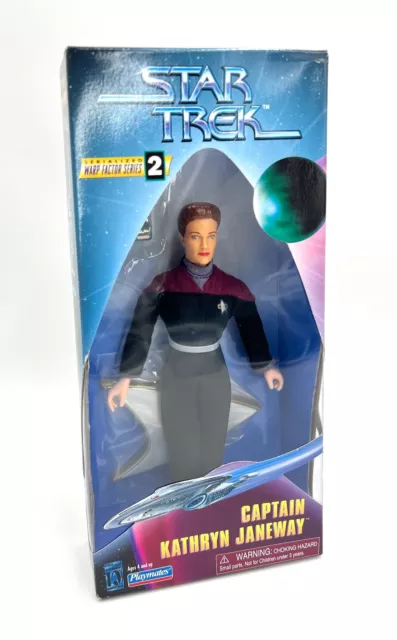 Star Trek Voyager Captain KATHRYN JANEWAY 9-Inch Warp Factor Series Figure MISB