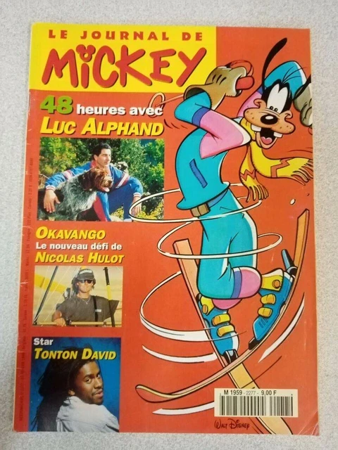 Poster Vintage Journal De Mickey - Euro 1996 De Football