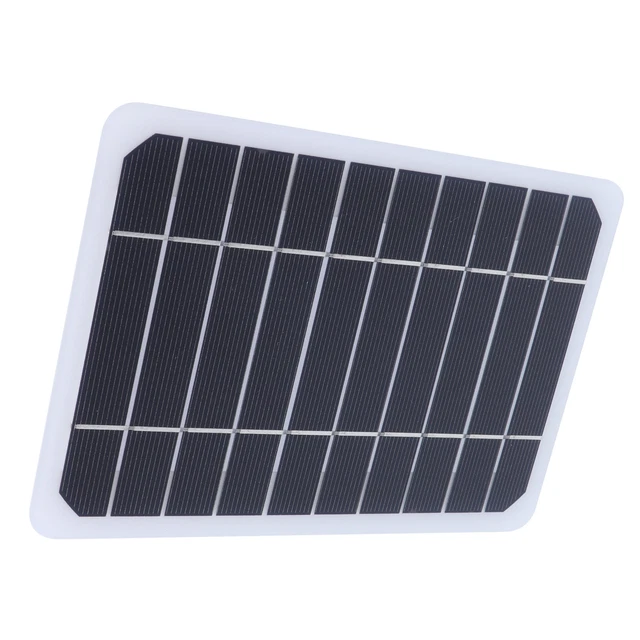 Panneau Solaire Monocristallin 5W 5V Pour L'extérieur Chargeur De Batterie Solai