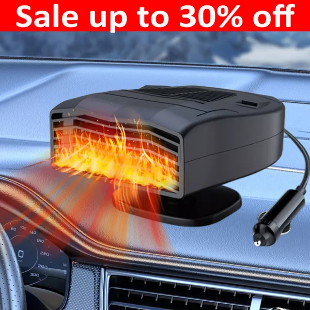 200W Electric Car Heater 24V DC Heating Fan Defogger Defroster Demister Portable