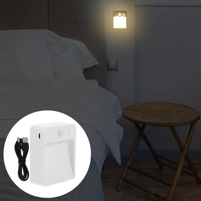 SQUARE SHAPED MOTIONSENSING Cordless Battery Powered LED Night Light