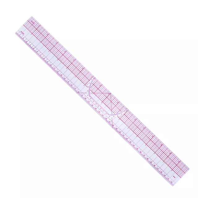 Plastic Sewing Tailor Shared Double Side Metric Straight Ruler Cutting RuleYUME