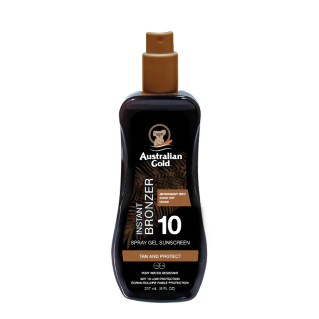 SPF 10 Spray Gel With Bronzer Australian Gold