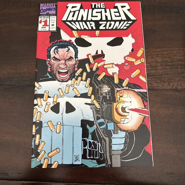The Punisher War Zone #1 MAR 1992  Die-cut Cover
