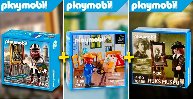PLAYMOBIL 70687 Van Gogh - La Camera Da Letto - Set Giocattolo Da Collezione, 4-100 Anni