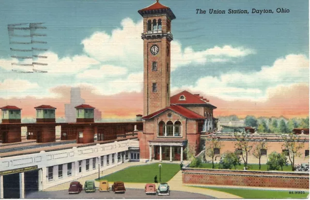Post Card - The Union Station Dayton Ohio