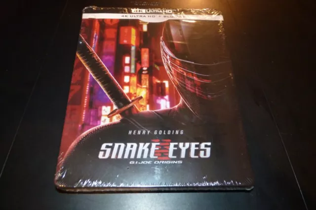 Steelbook BLU-RAY 4K + BLU-RAY neuf "SNAKE EYES : GI G.I. JOE ORIGINS"