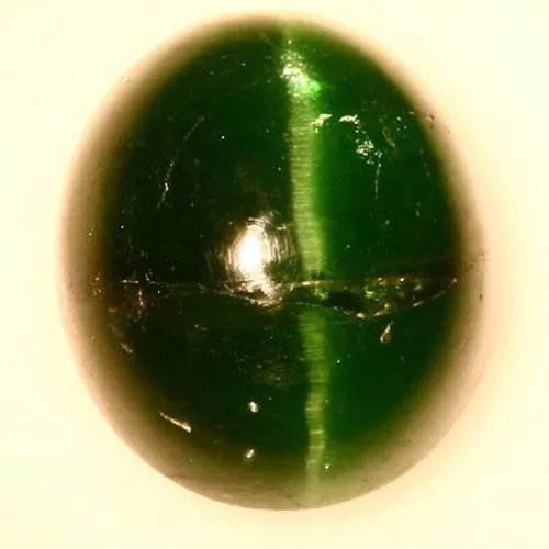 Shola Vrai 3,02 Carats Naturelle Objet Rare Oeil-de-Chat Vert Apatite Du Brésil