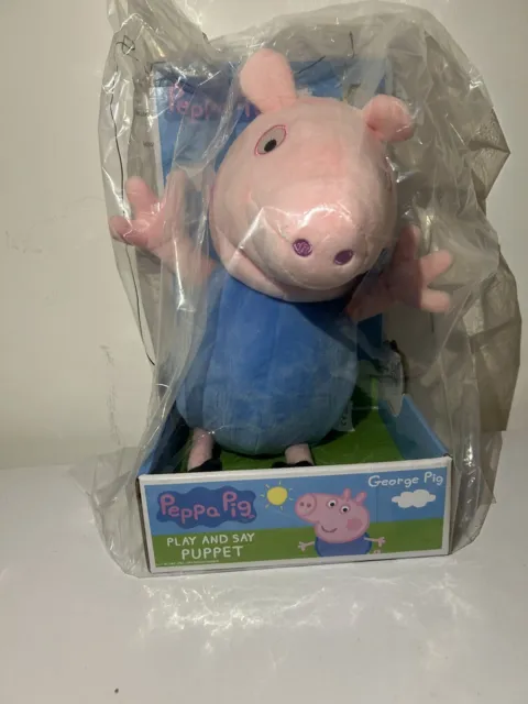 Brand New Peppa Pig -George Pig Play & Say Puppet