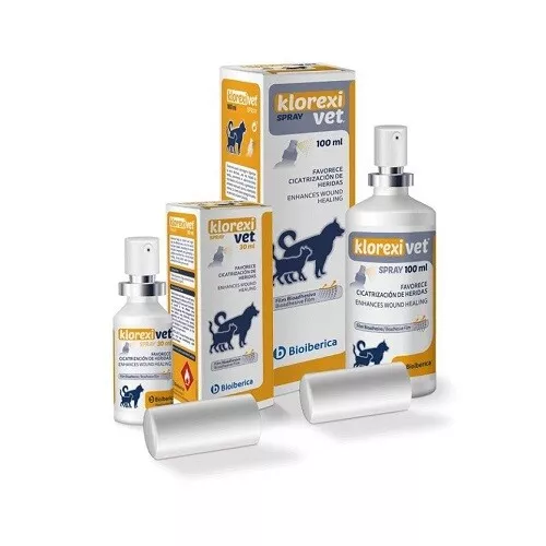 Klorexivet Higieniza y Protege la Piel en Animales de Compañía. Spray 100 ml