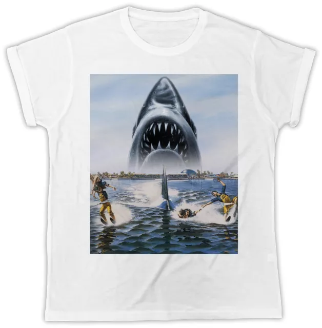 Cool Jaws Shark Movie Poster Unisex Cool Funny Tshirt