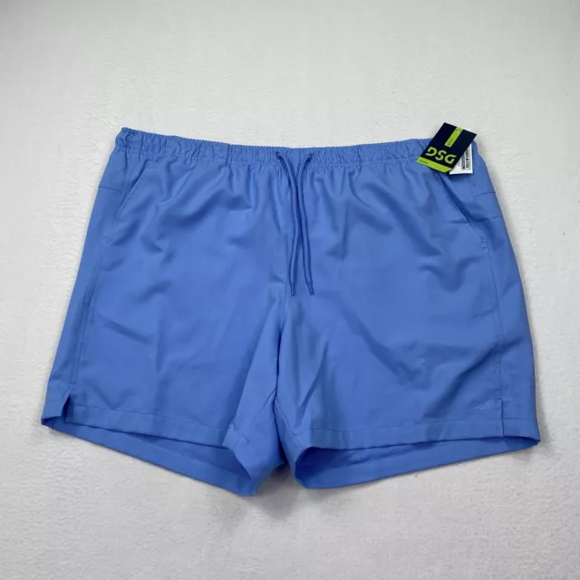 DSG Men's 6" Rec Shorts Size 2XL Blue Athletic Water Repellent
