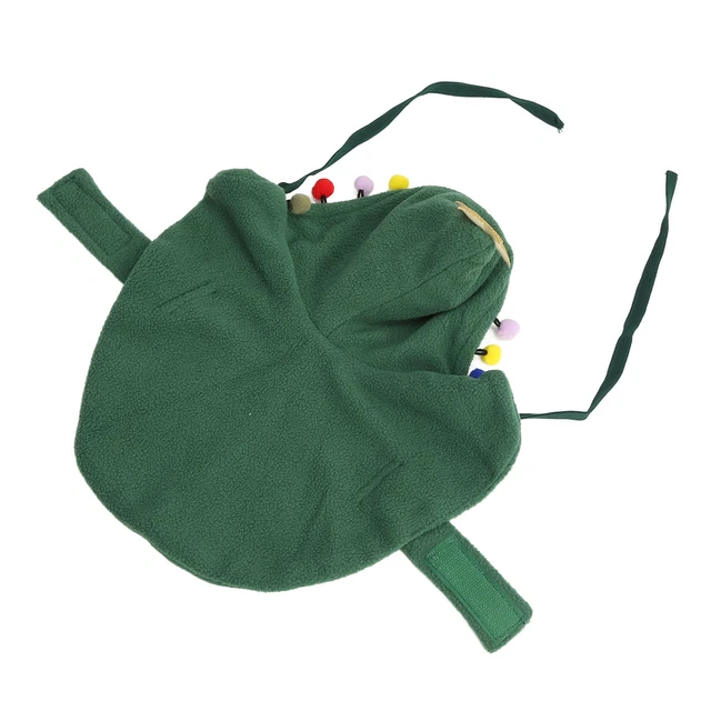 Mantello Cat Christmas Cape Warm Puppy Xmas Con Stella E Pompon Per Small Me DB3