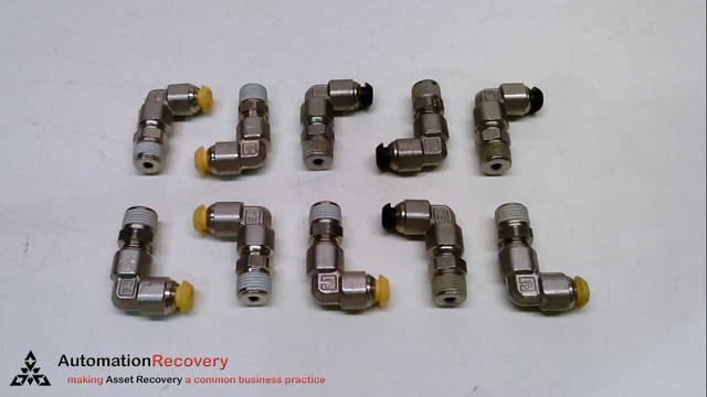 Parker C63Pb4-1/8  Elbow Fittings, Size: 4Mm X 1/8",, See Desc #227443