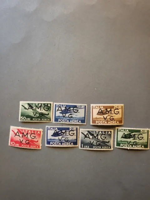 Stamps Italy AMG VG Scott #1LNC1-7 nh