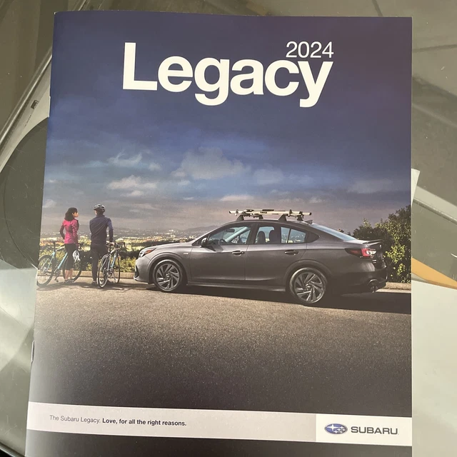 SUBARU 2024 LEGACY Brochure Mint New 2024 AWD Sedan + first class