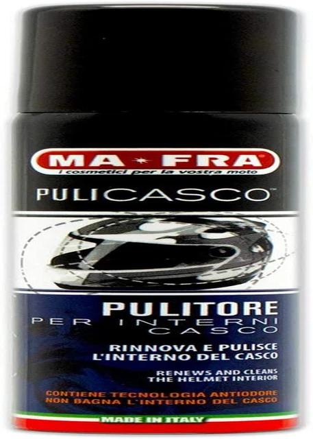 , Pulicasco, Spray Pulitore Interni Casco, Dissolve I Cattivi Odori Ed Igienizza