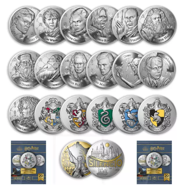 Mini Medaille Monnaie de Paris collection Harry Potter 2021: Au Choix / EN STOCK
