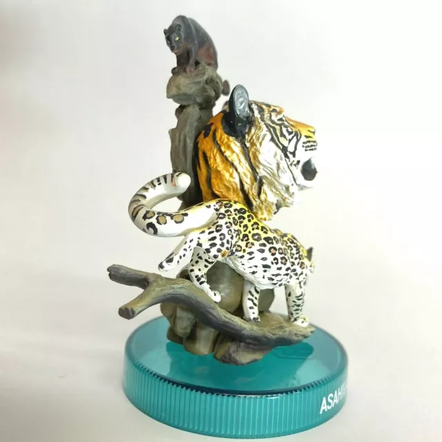 Kaiyodo Asahiyama Capsule Zoo Vol.1 Mini Figure Siberian Tiger Amur Leopard 2