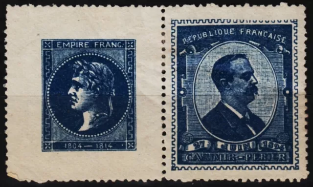 2 old advertising brands 1894 French Republic, casimir perier /0426