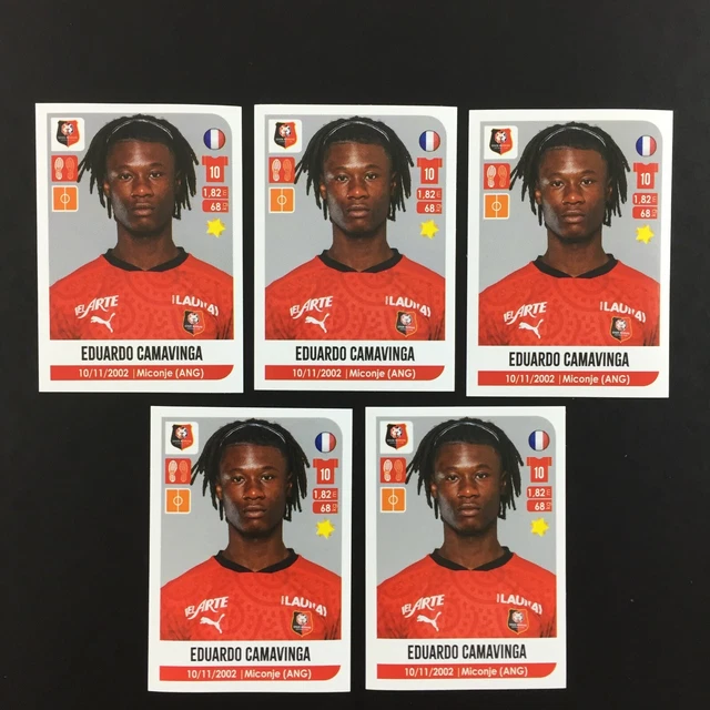 Lot De 4 Stickers Panini Foot 2022 Elye Wahi Rookie N°286, Montpellier, Mint