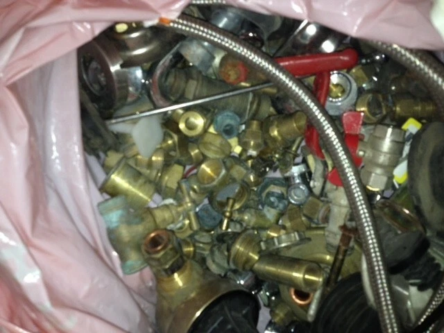 Lot De Plomberie Cuivre Et Laiton : Raccords, Coudes, Manchons, Colliers - Pour Eau Potable