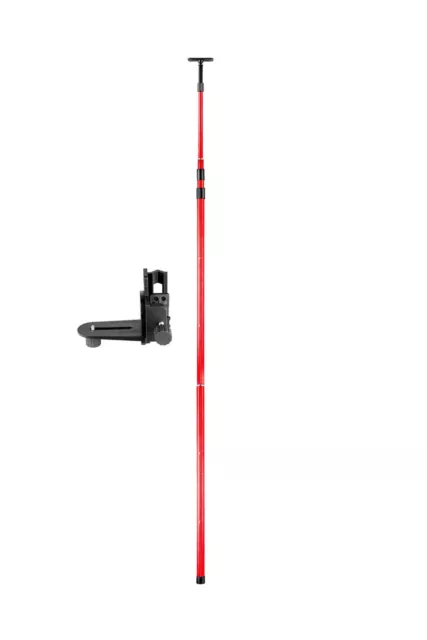 Firecore 13 Ft./4m Telescoping Pole with 1/4-Inch by 20-Inch Laser Mount, Adj...