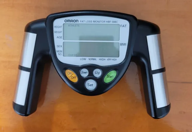 Omron Body Fat Analyzer HBF-300 Body Logic Pro Handheld TESTED working order