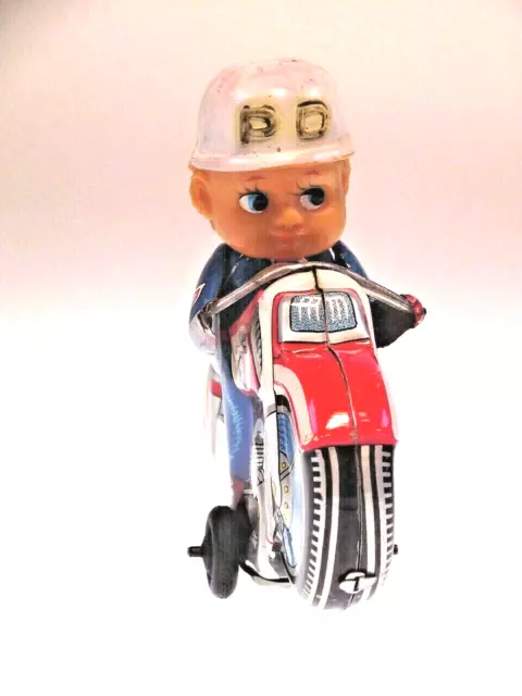 GSMOTO  "POLICE CYCLE" HAJI JAPAN, 13cm, FR, SEHR GUT/VERY GOOD ! 3