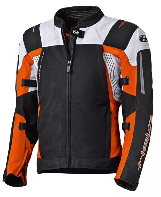 Held Antaris Herren Motorrad Jacke wasserdicht Touring schwarz-orange