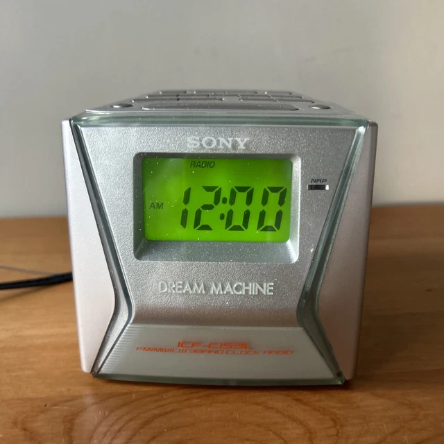 SONY ICF-C153L "DREAM MACHINE CUBE" : Alarm Clock Radio fm/am £4.99 -  PicClick UK