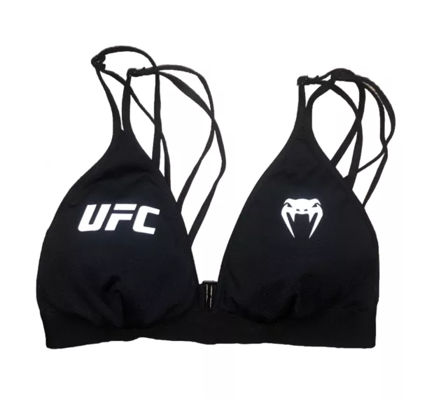 UFC Venum Authentic Fight Week Women's Weigh-in Bra Black L