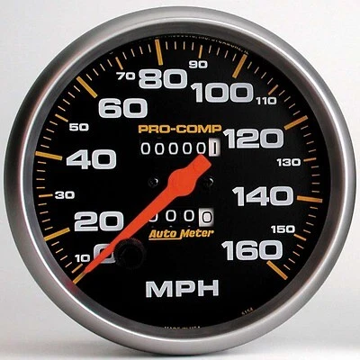 AutoMeter 160 Mph Mech Speedo 5in - 5154