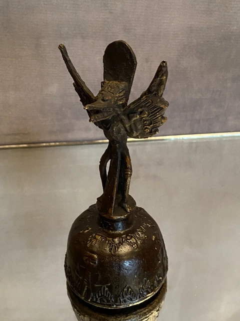 Cloche en bronze au Dieu Garuda Indonésie Bali