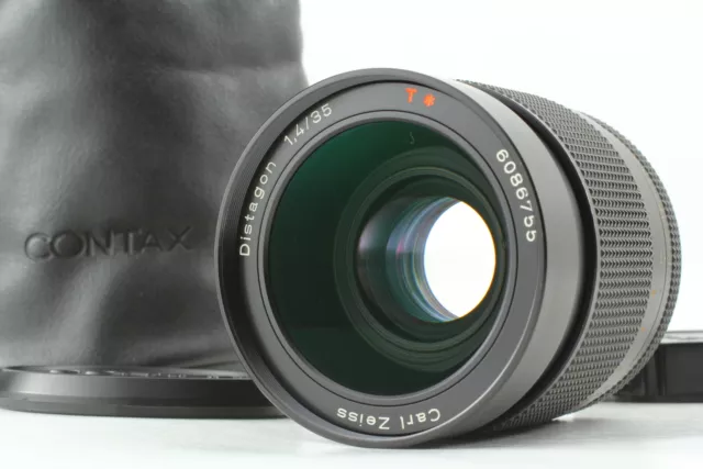 [Near MINT w/Case] Contax Carl Zeiss Distagon 35mm f/1.4 AEG Lens C/Y From JAPAN