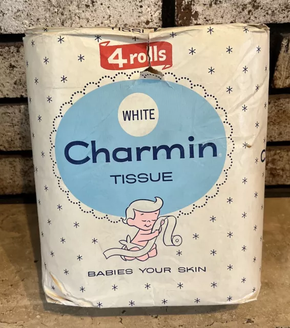 Charmin Toilet Paper 4 Pack / Rolls Sealed NOS NEW TV Movie Prop Vintage ©️ 1956