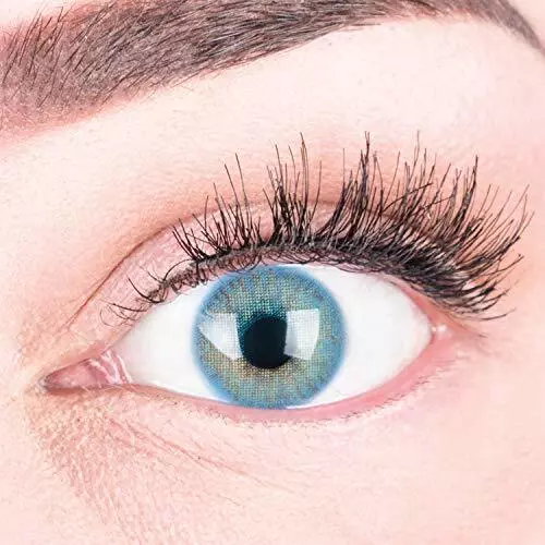 Glamlens Natural Blue Colorful Very High Opacity Lenses Jas... 3