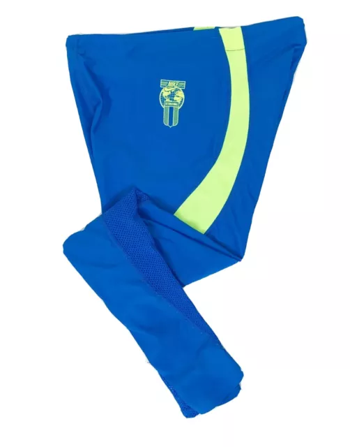 Vintage Nike International Women’s Size Medium Blue Neon Yellow Leggings Mesh