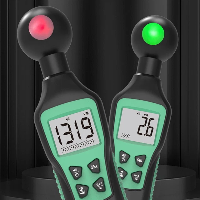 Nuovissimo strumento rilevatore di radiazioni portatile pratico tester EMF 3 in 1