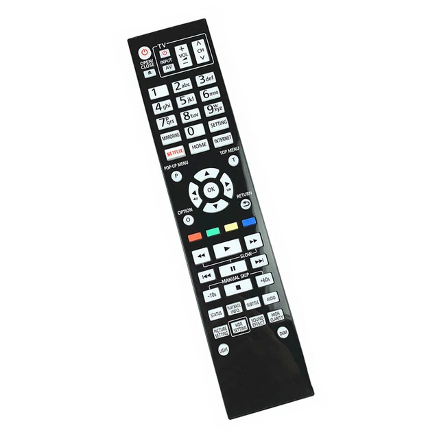 REMOTE CONTROL FOR Panasonic Bluray Player DPUB420GNK DPUB424 DP