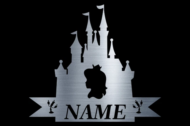 DISNEY CASTLE DXF SVG CDR file Vector for CNC Plasma Router Laser Cut £ ...