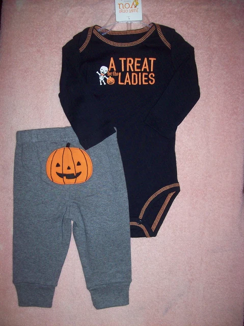 NEW Carter's JOY 6 Months Baby Boy "A Treat For The Ladies" Bodysuit & Pants Set